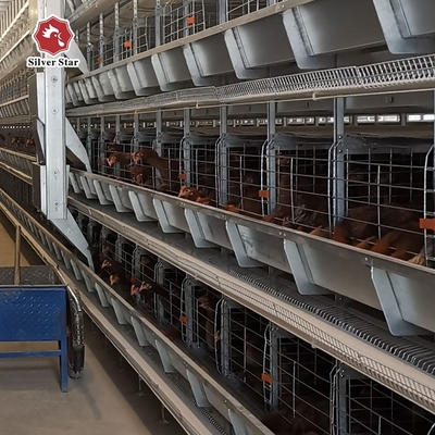 1950*2300*1500 Hot Galvanized Laying Hens Cage Commercial Poultry Farming Equipment