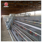 A Type 90/96/120/128/160 Birds Layer Chicken Cage System Farming 3 Tiers