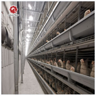 Ventilational Automatic Layer Cage System , 4 Tier 120 Birds Chicken Battery Cages