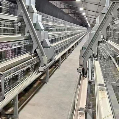 Chicken Egg Laying Hens Cage Commercial Poultry Farming Equipment Automated Chicken Layer Farming Cage